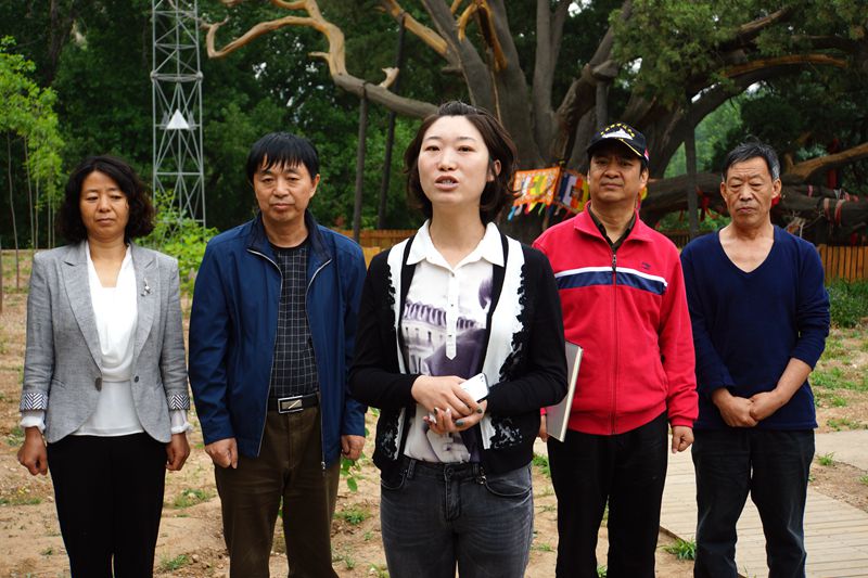 插图3：密云区新城子镇宣传部部长郑晓芳致欢迎辞