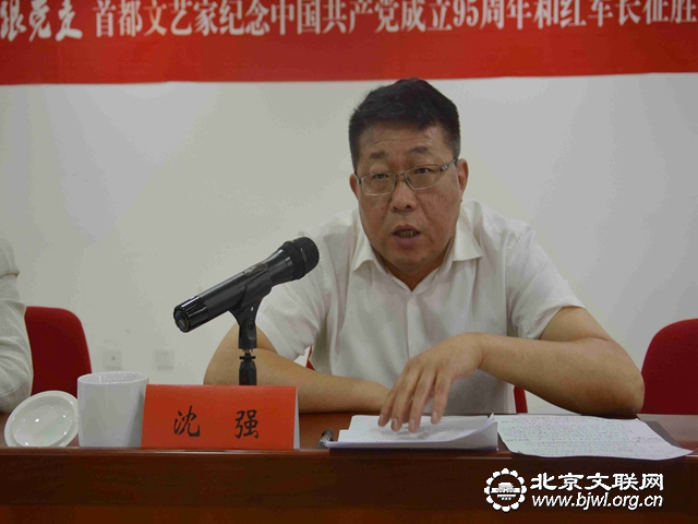 市文联党组书记沈强讲话