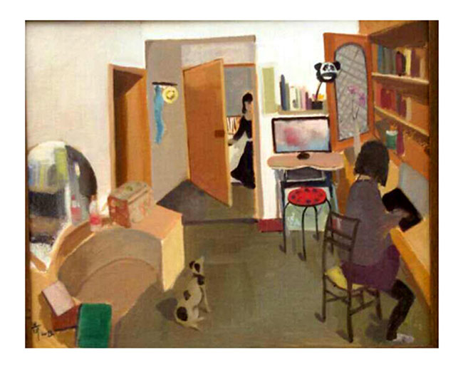 刘学青油画《艺生活》副本 刘学青油画《艺生活》副本