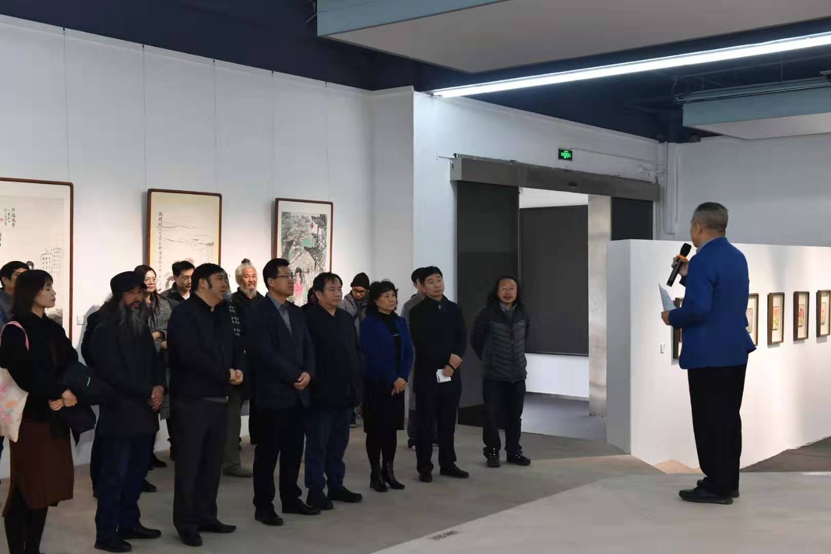 2北京朝阳2019城市风情画展在798艺术区开展（向菲摄）